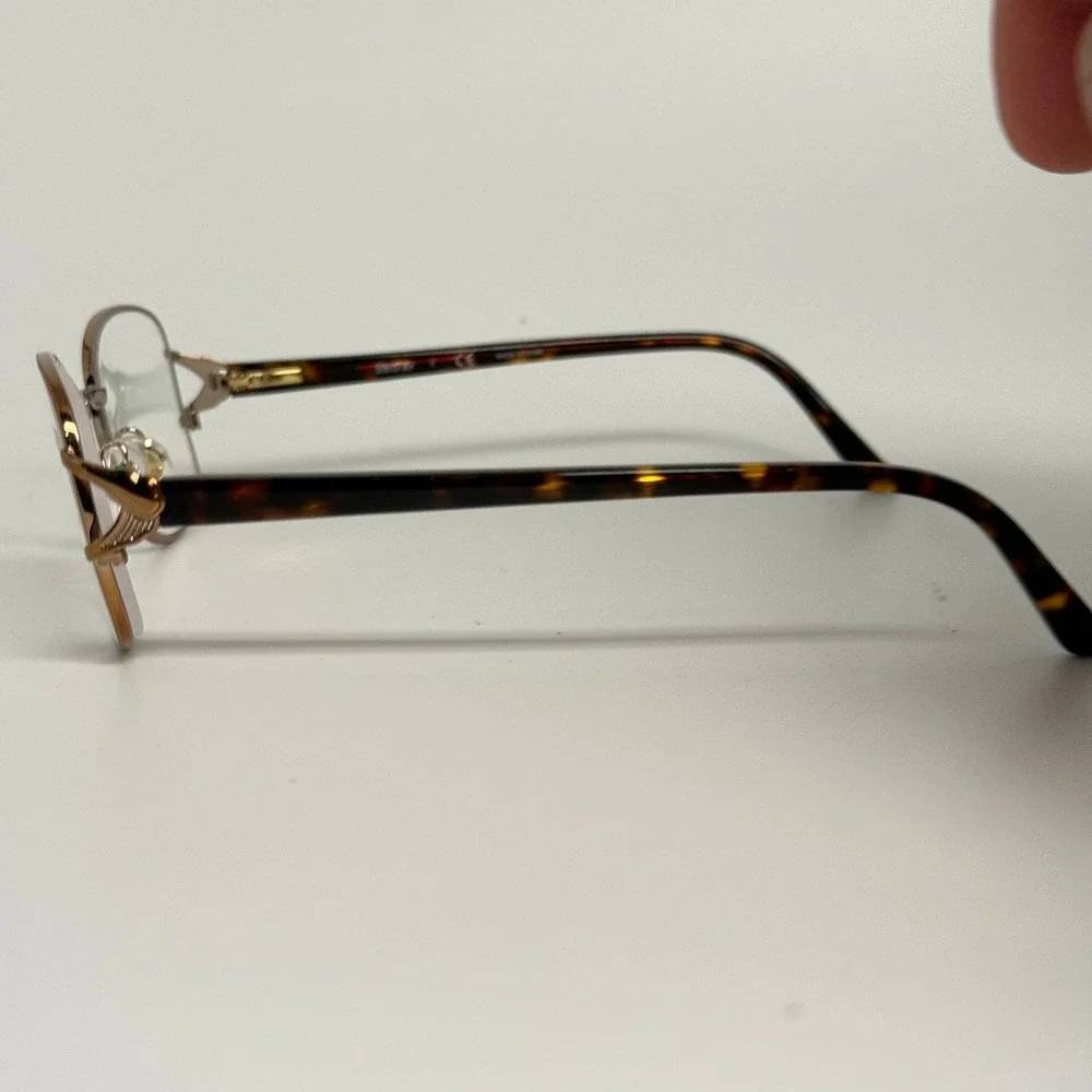 Persol 2572 488 Gold Tortoise Oval Eyeglasses Frames 52-16-135